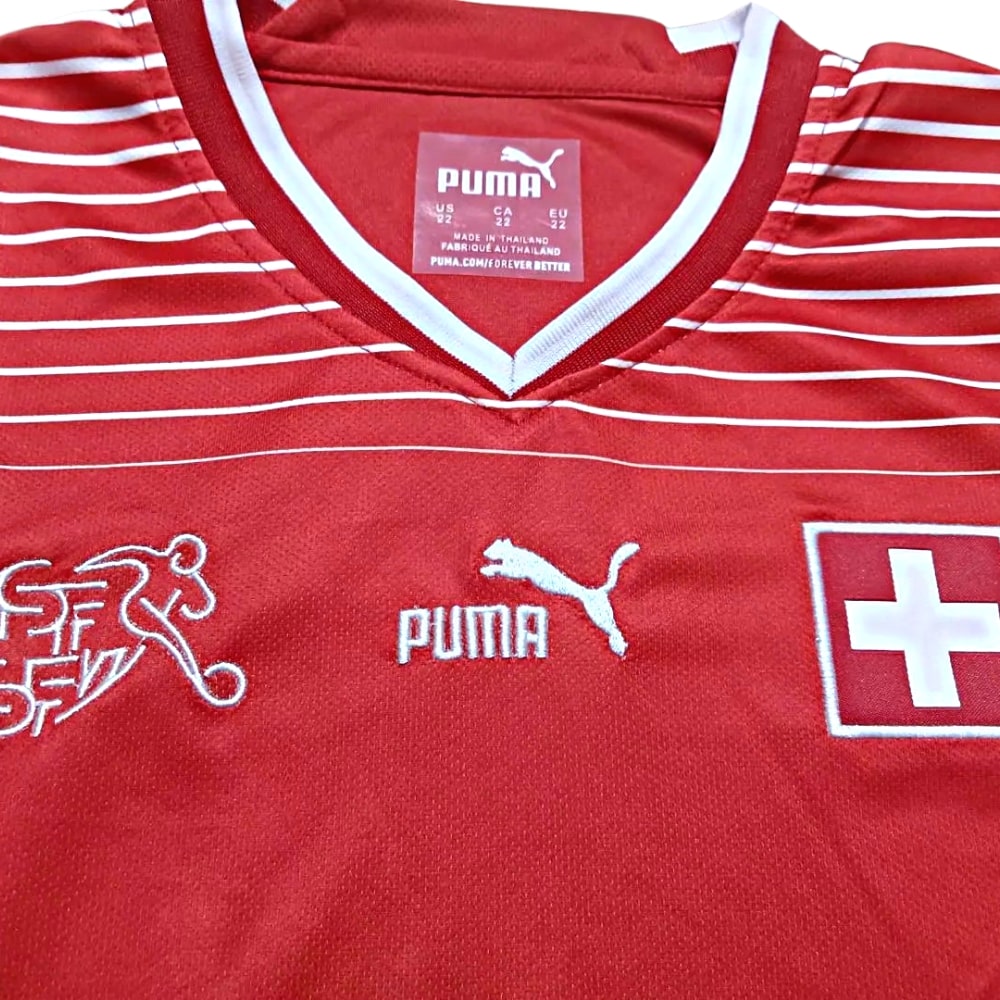 Switzerland Home Kids 22 23 Football Kits UK (1)