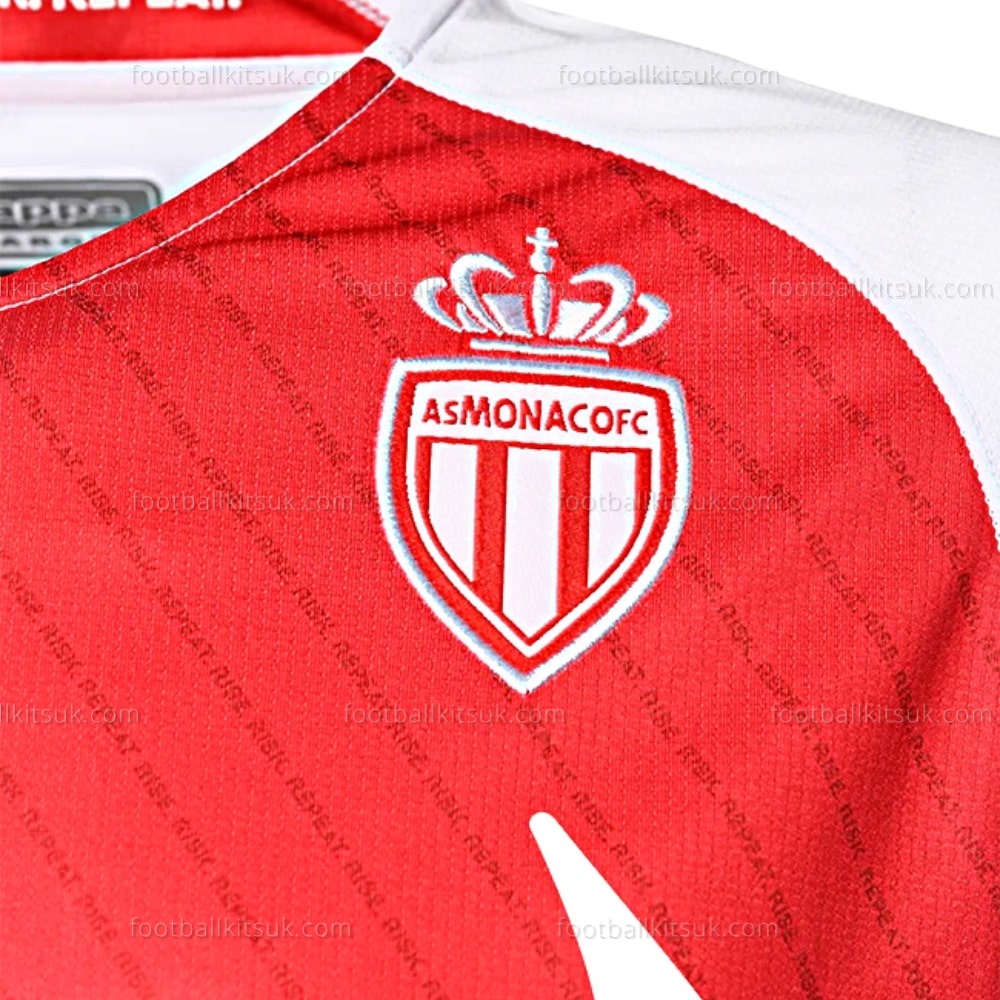 AS Monaco Home Shirt 22 23 Football Kits UK (5) AS Monaco Home 22/23