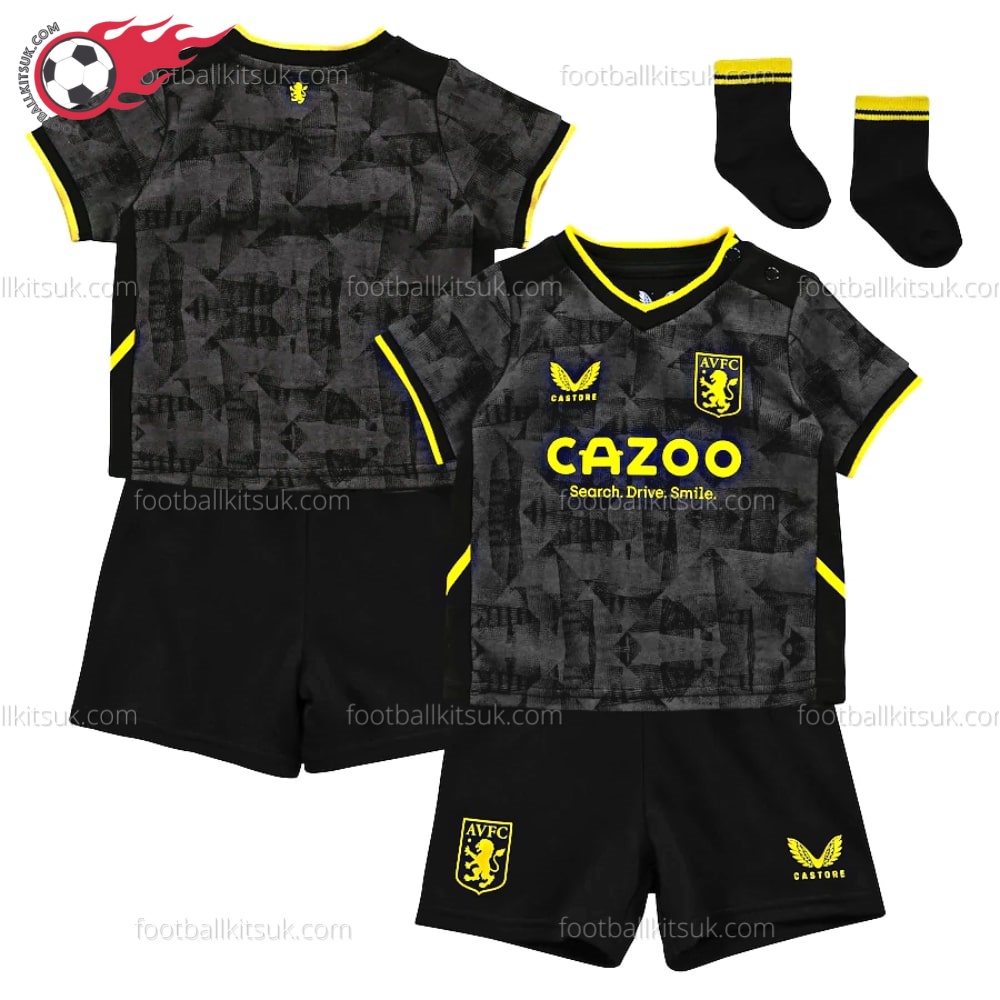 Aston Villa Third Kids Football Kits 2022/23 Football Kits Uk