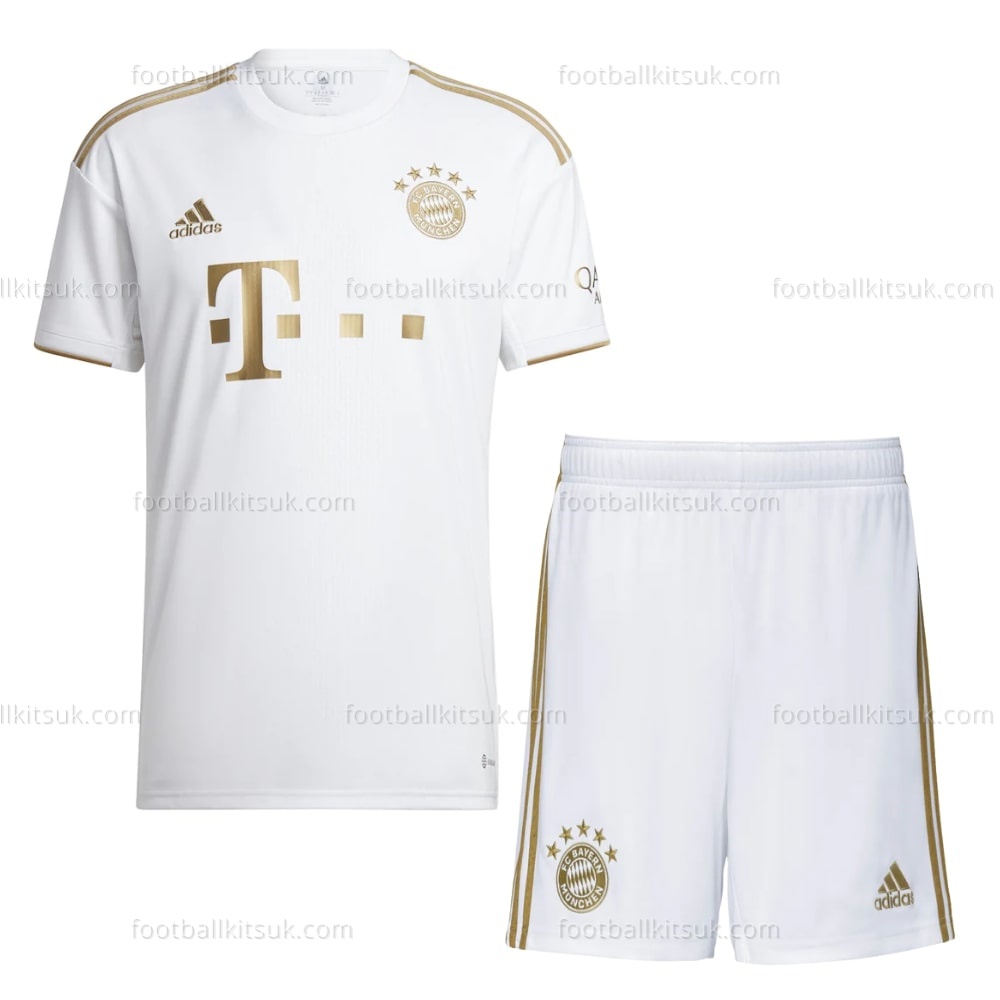 Bayern Munich Away Kids 22 23 Football Kits UK (4) Bayern Munich Away Kids