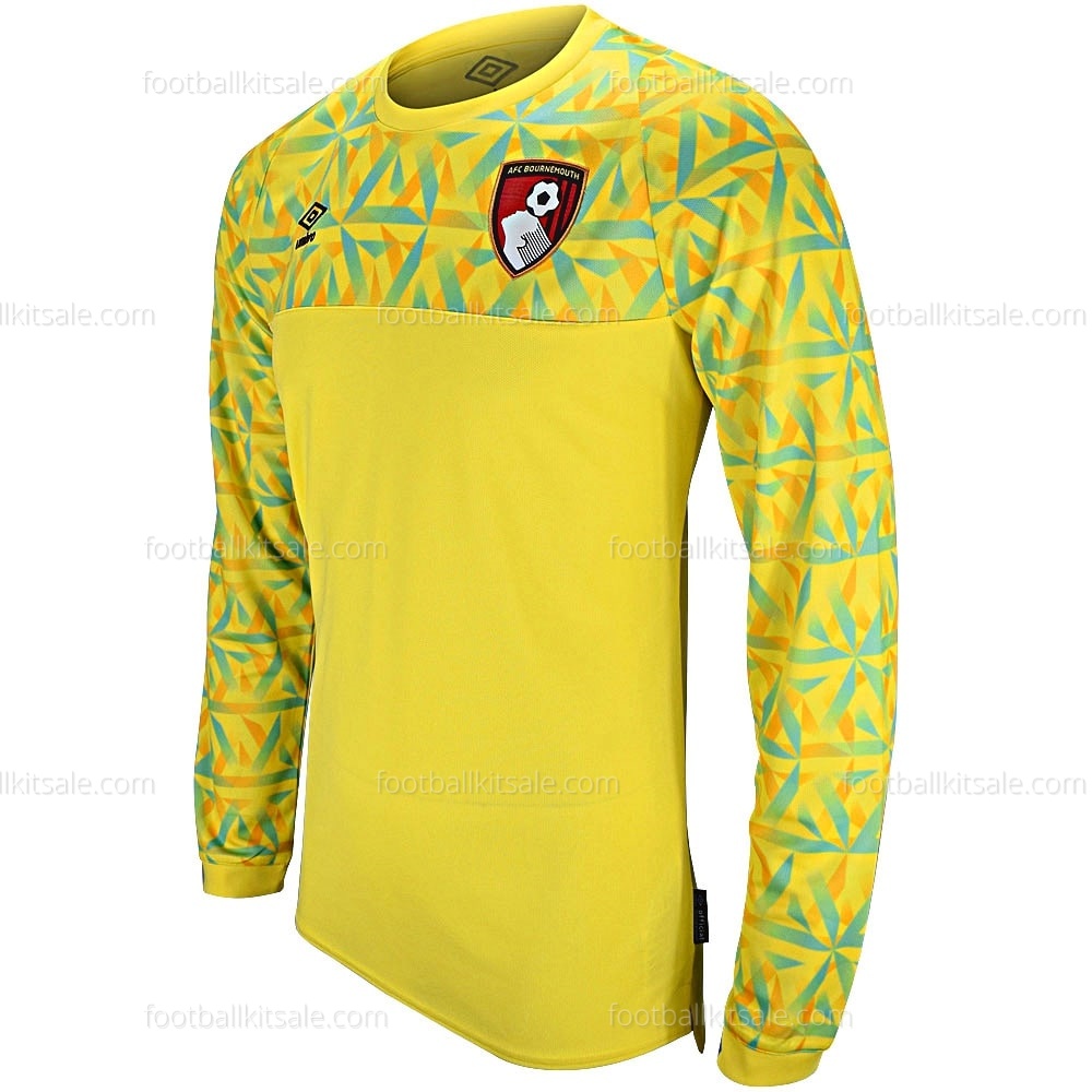 Bournemouth Goalkeeper Home Kids 22 23 Football Kits UK (2)