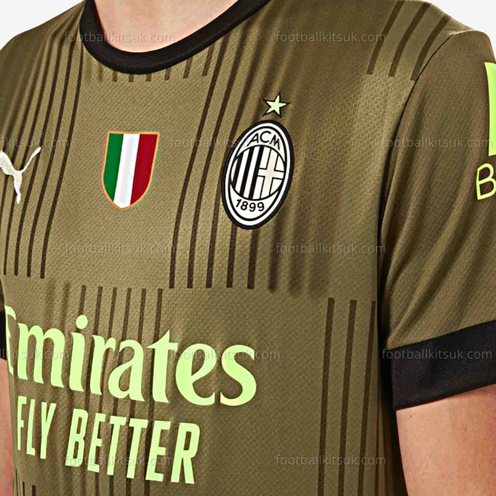 Inter Milan Third Kids 22 23 Football Kits UK (4) AC Milan Third Kids