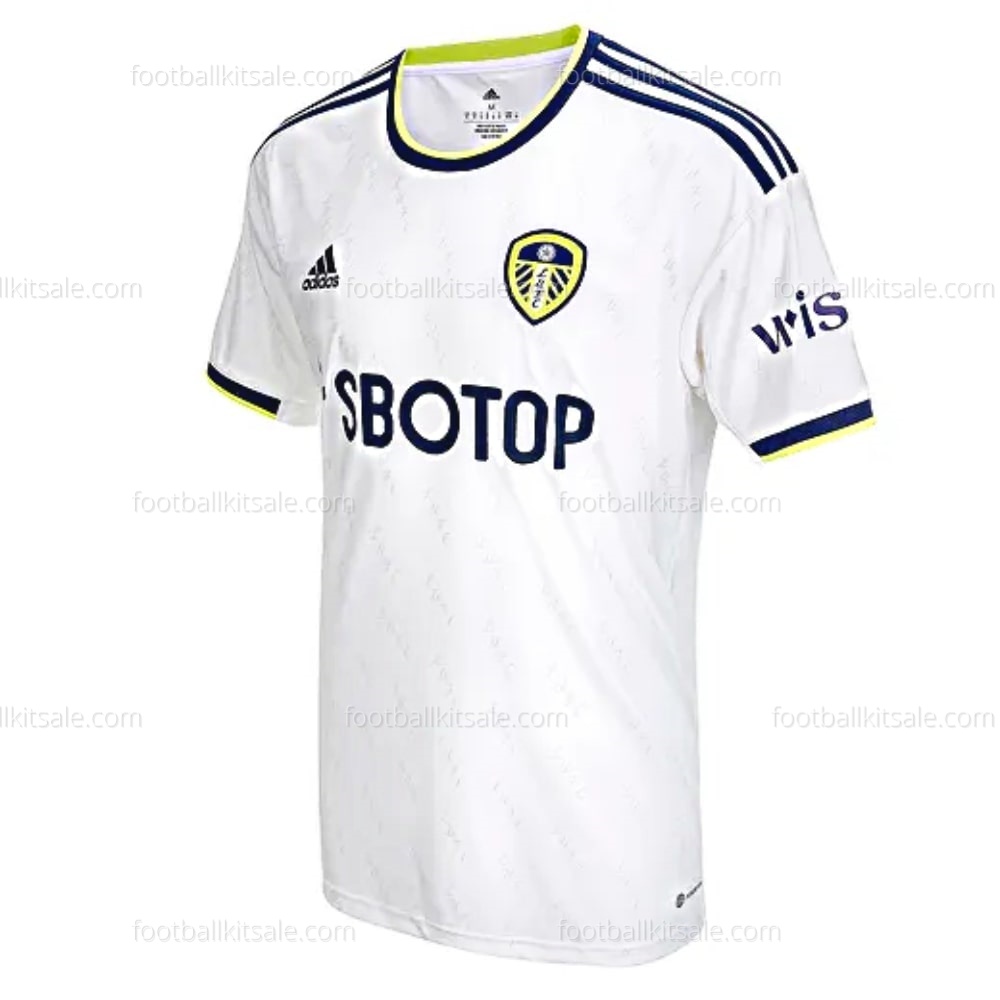 Leeds United Home Shirt 22 23 Football Kits UK (2) Leeds United Home 22/23