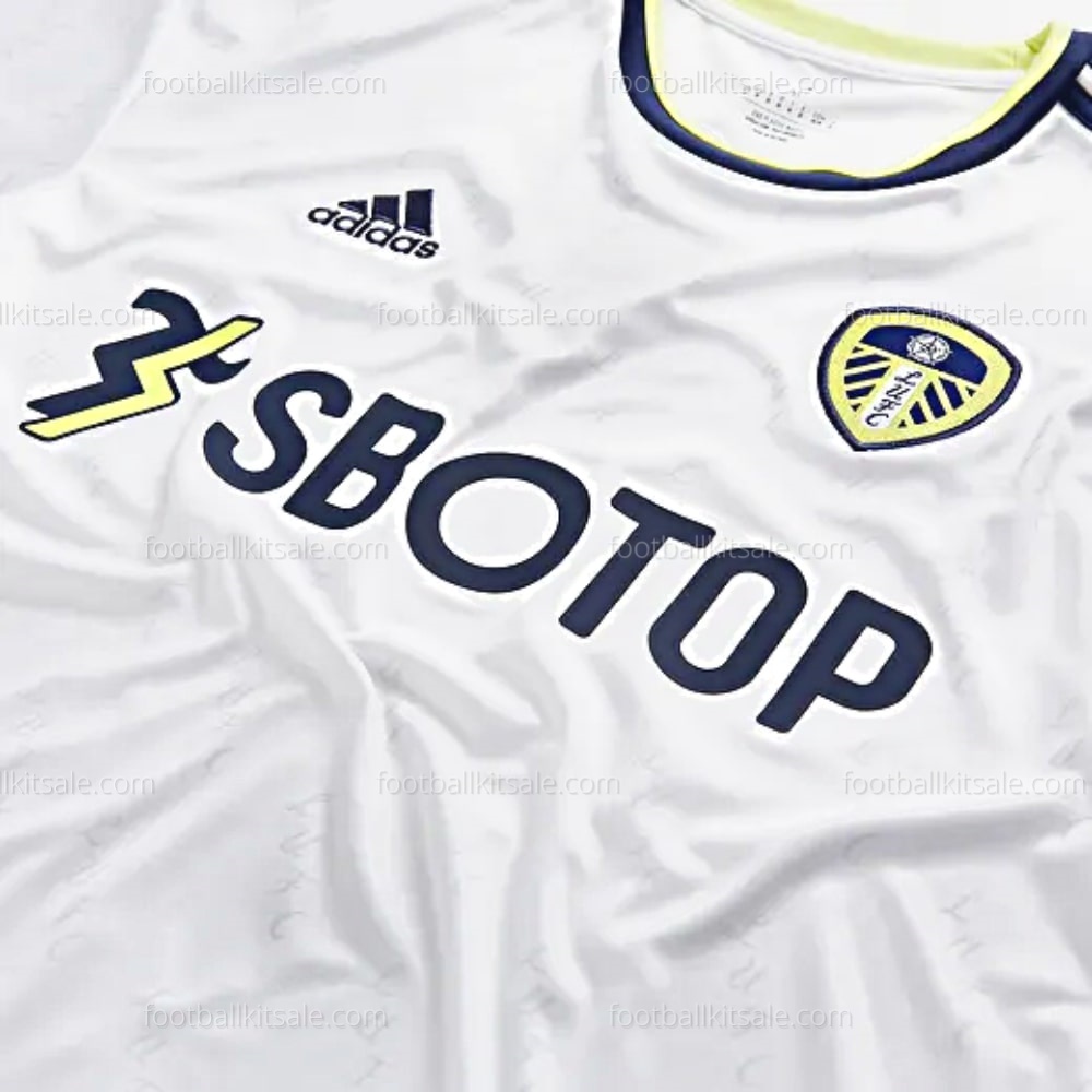 Leeds United Home Shirt 22 23 Football Kits UK (6) Leeds United Home 22/23