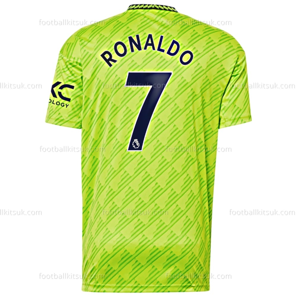 Manchester United Third Ronaldo 7 Shirt 22 23 Football Kits UK (3) Man Utd Third Ronaldo Printed