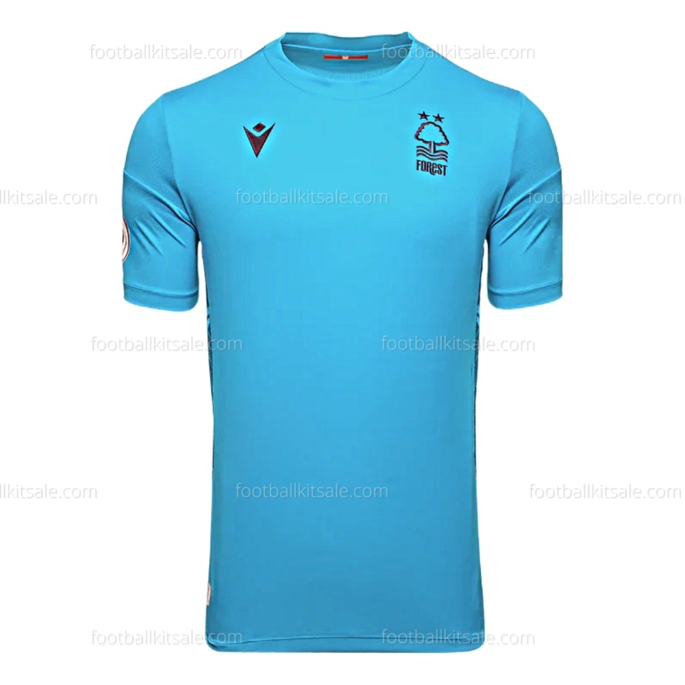 Nottingham Forest Goalkeeper Sky Shirt 22 23 Football Kits UK (2)