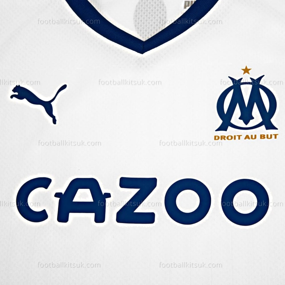 Olympique Marseille Home Kids 22 23 Football Kits UK (4) Marseille Home Kids 22/23