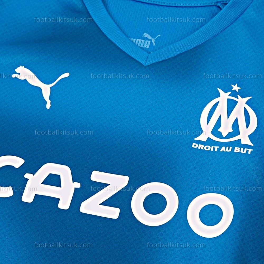 Olympique Marseille Third Kids 22 23 Football Kits UK (4) Marseille Third Kids 22/23