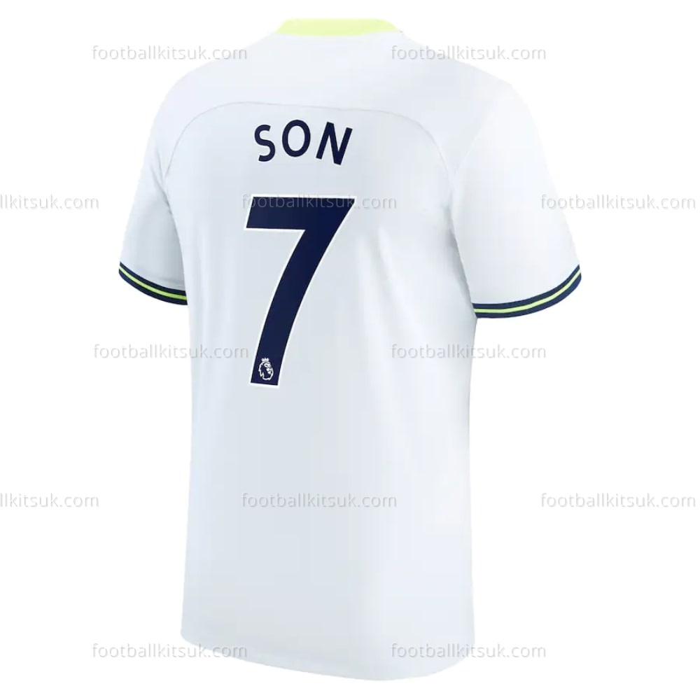 Tottenham Home Son 7 Shirt 2022-23 Football Kits UK (3) Tottenham Home Son Printed