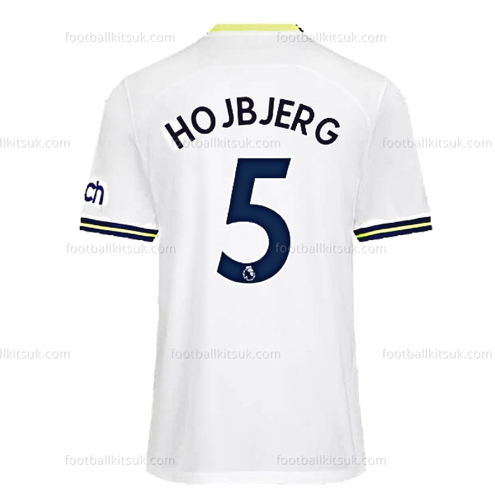 Tottenham Hotspur Home Hojbjerg 5 Shirt 22 23 Football Kits UK (2) Tottenham Home Hojbjerg Printed