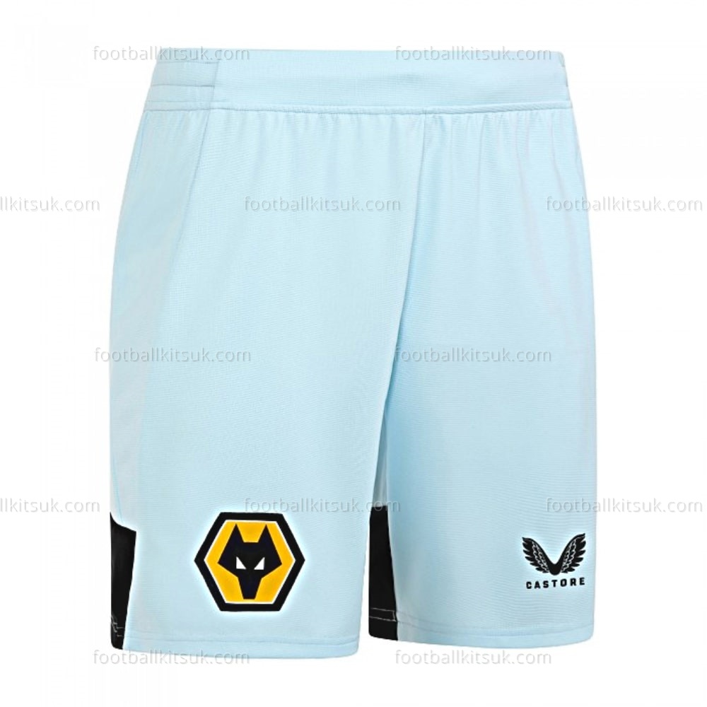 Wolves Goalkeeper Home Kids 22 23 Football Kits UK (2)