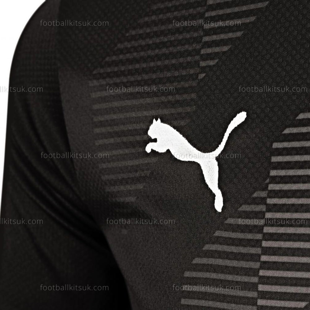 Olympique Marseille Goalkeeper Black Shirt 22 23 Football Kits UK (2)