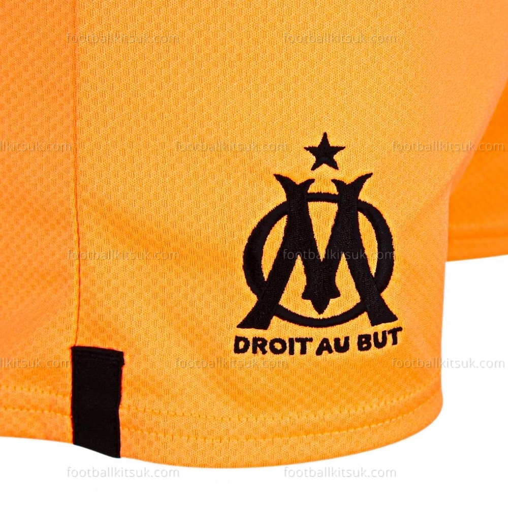 Olympique Marseille Goalkeeper Orange Kids 22 23 Football Kits UK (5)