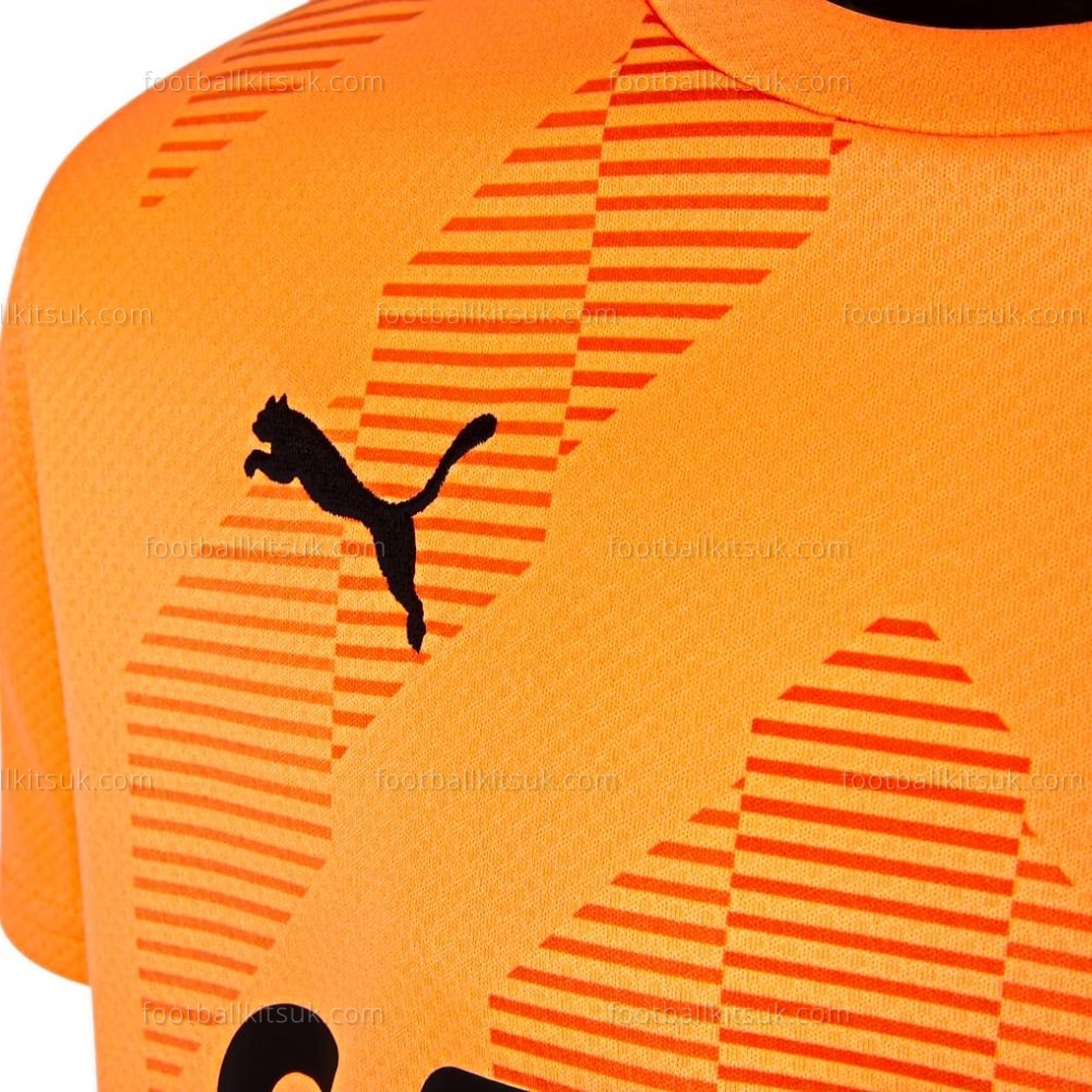 Olympique Marseille Goalkeeper Orange Shirt 22 23 Football Kits UK (2)
