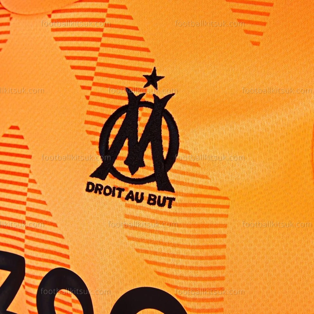 Olympique Marseille Goalkeeper Orange Shirt 22 23 Football Kits UK (3)