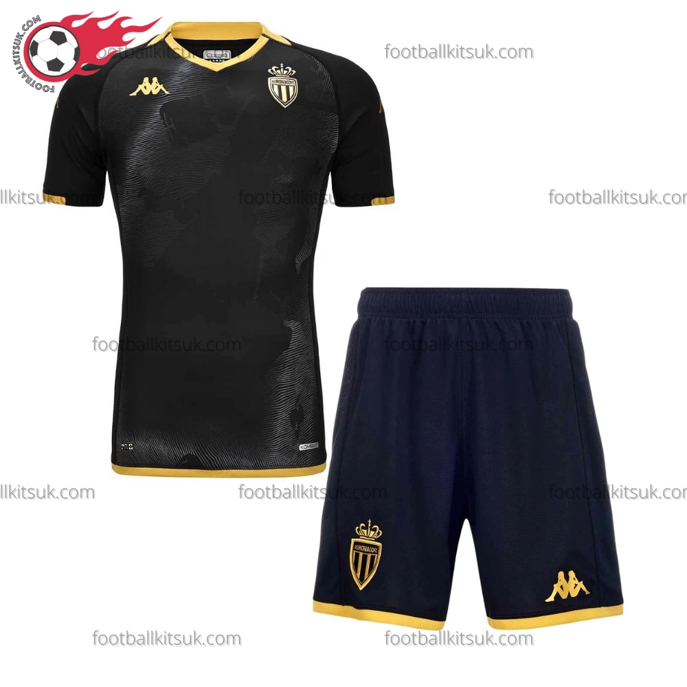AS Monaco Away 23/24 Kid Football Kits UK