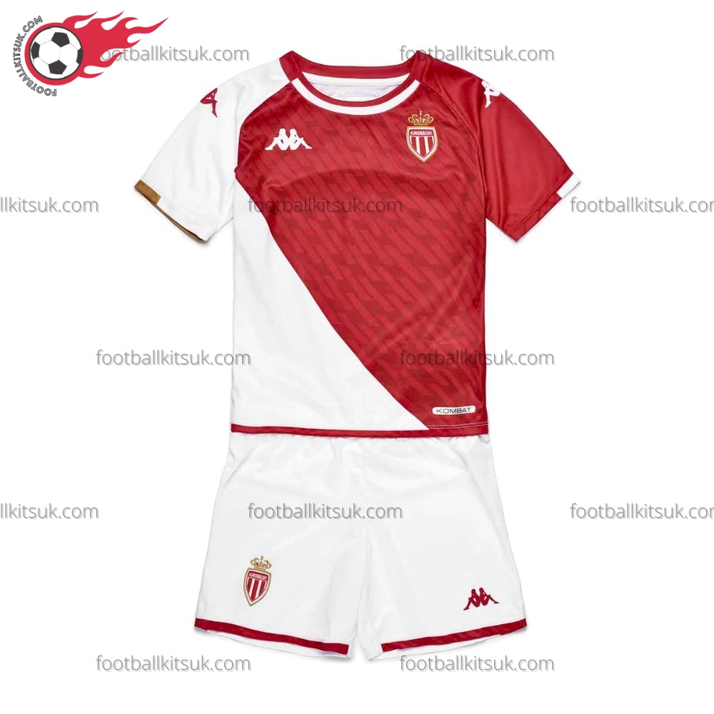 AS Monaco Home 23/24 Kid Football Kits UK