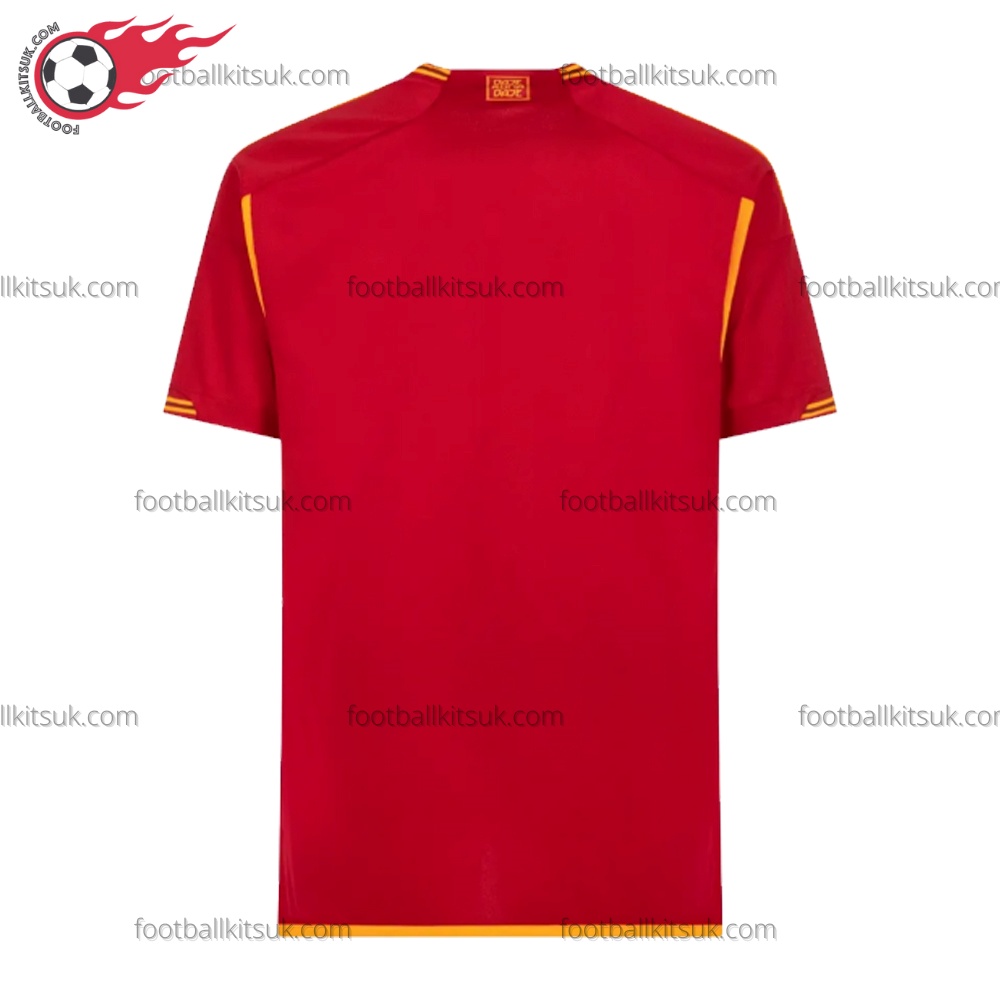 AS Roma Home Men Football Shirt UK 2 AS Roma Home Men Football Shirt UK