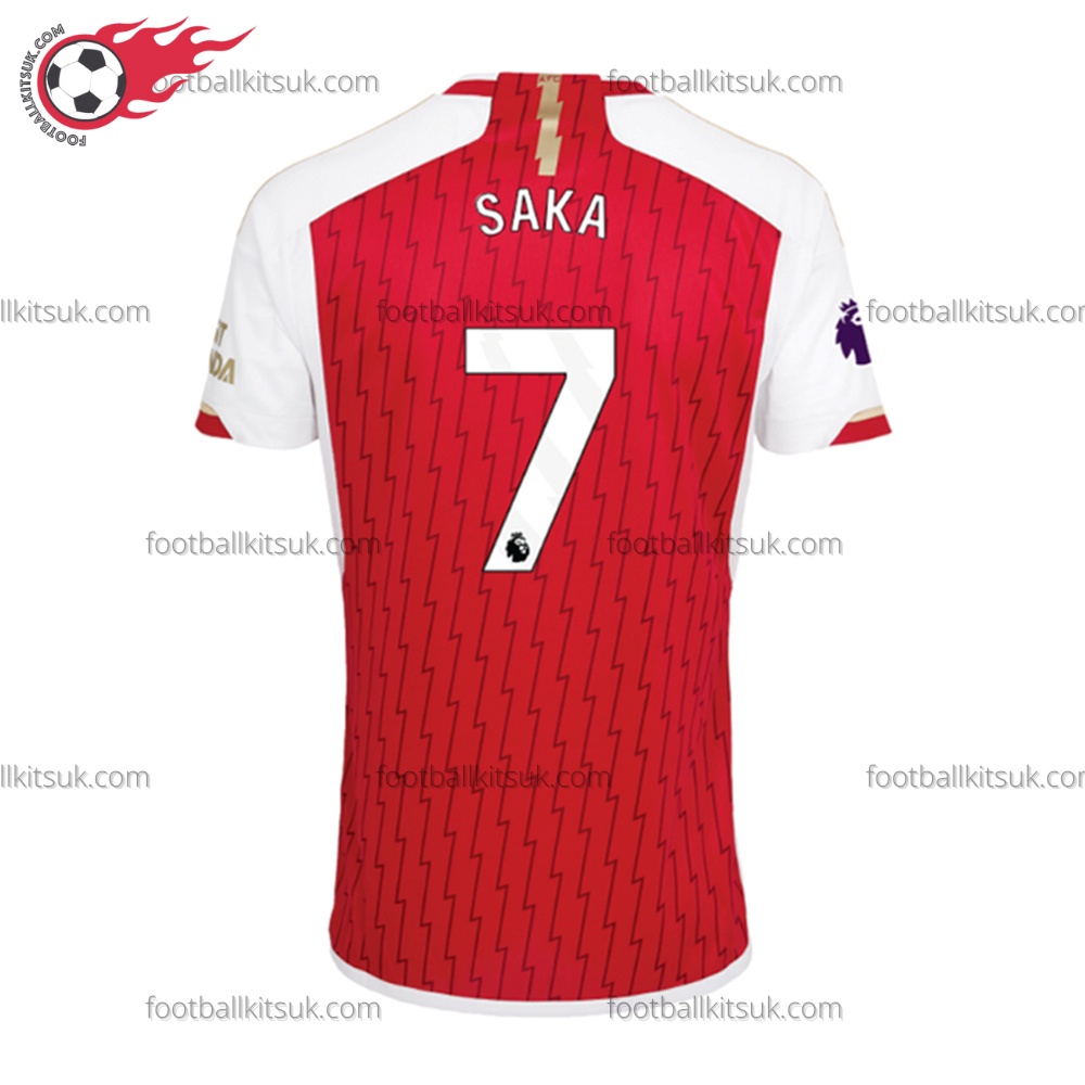 Arsenal Saka 7 Home Football Shirt UK