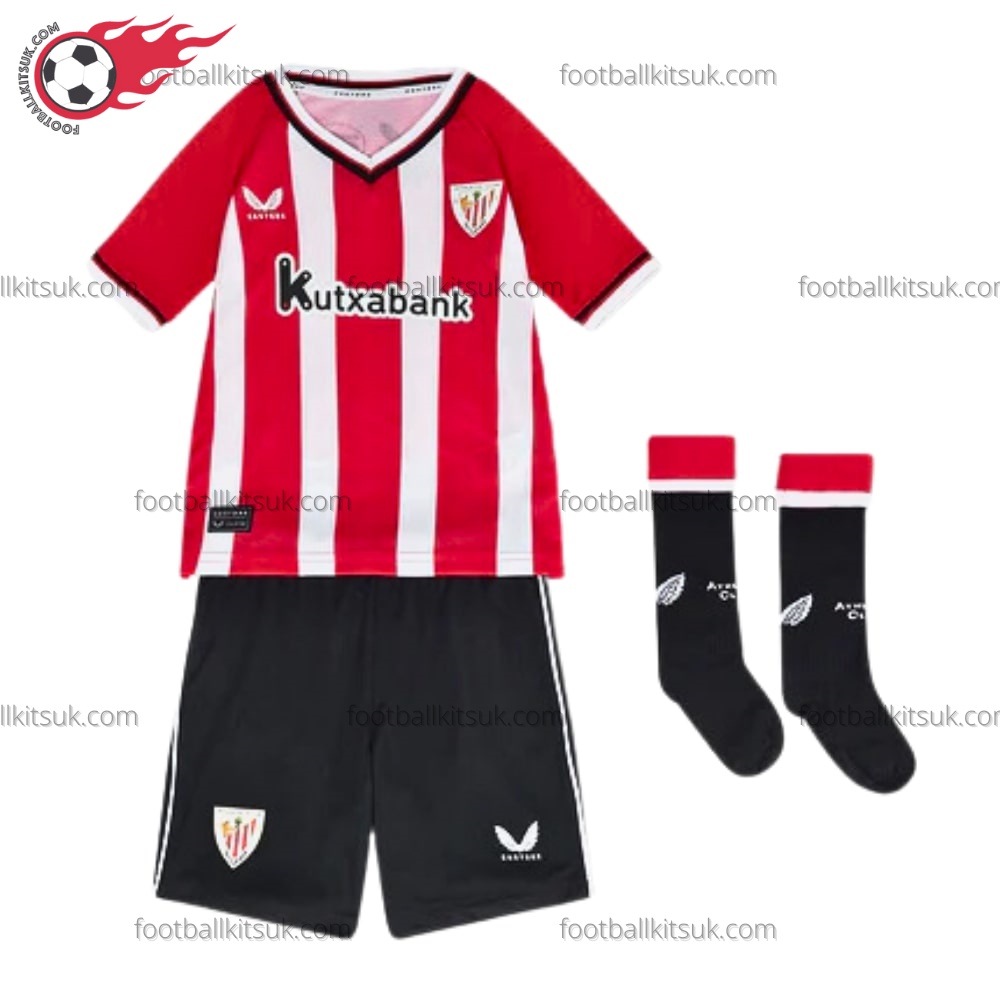 Athletic Club Home 23/24 Kid Football Kits UK