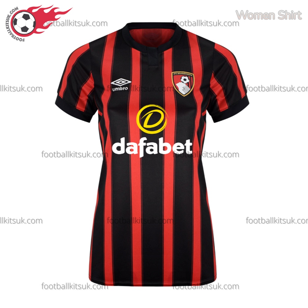 Bournemouth Home Women Football Shirt UK