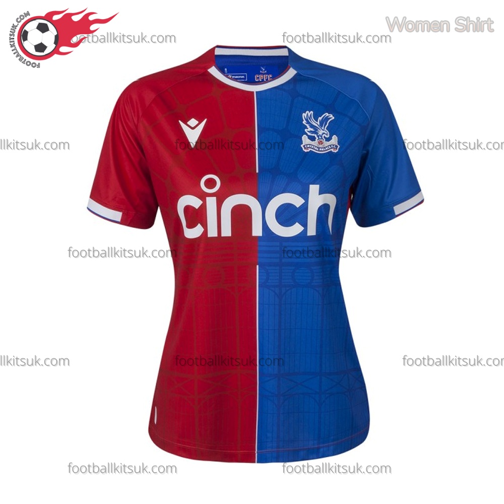 Crystal Palace Home Women Football Shirt UK