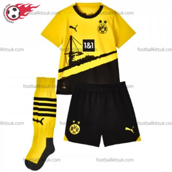 Dortmund Home 23/24 Kid Football Kits UK
