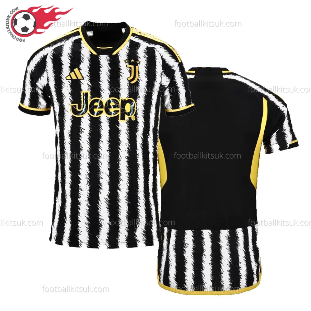 Juventus Home 23/24 Men Football Shirt UK