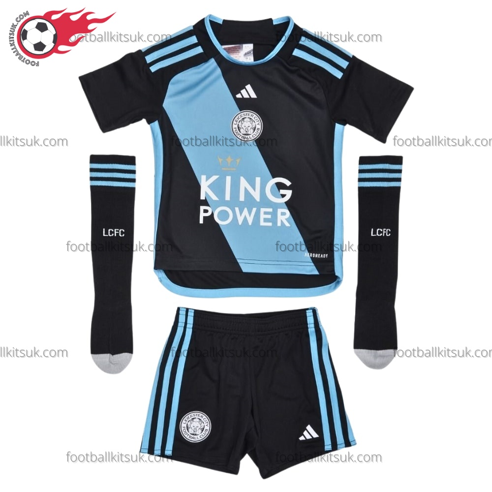 Leicester Away 23/24 Kid Football Kits UK