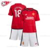 Man Utd B.Fenandes 8 Home Kids Football Kits UK