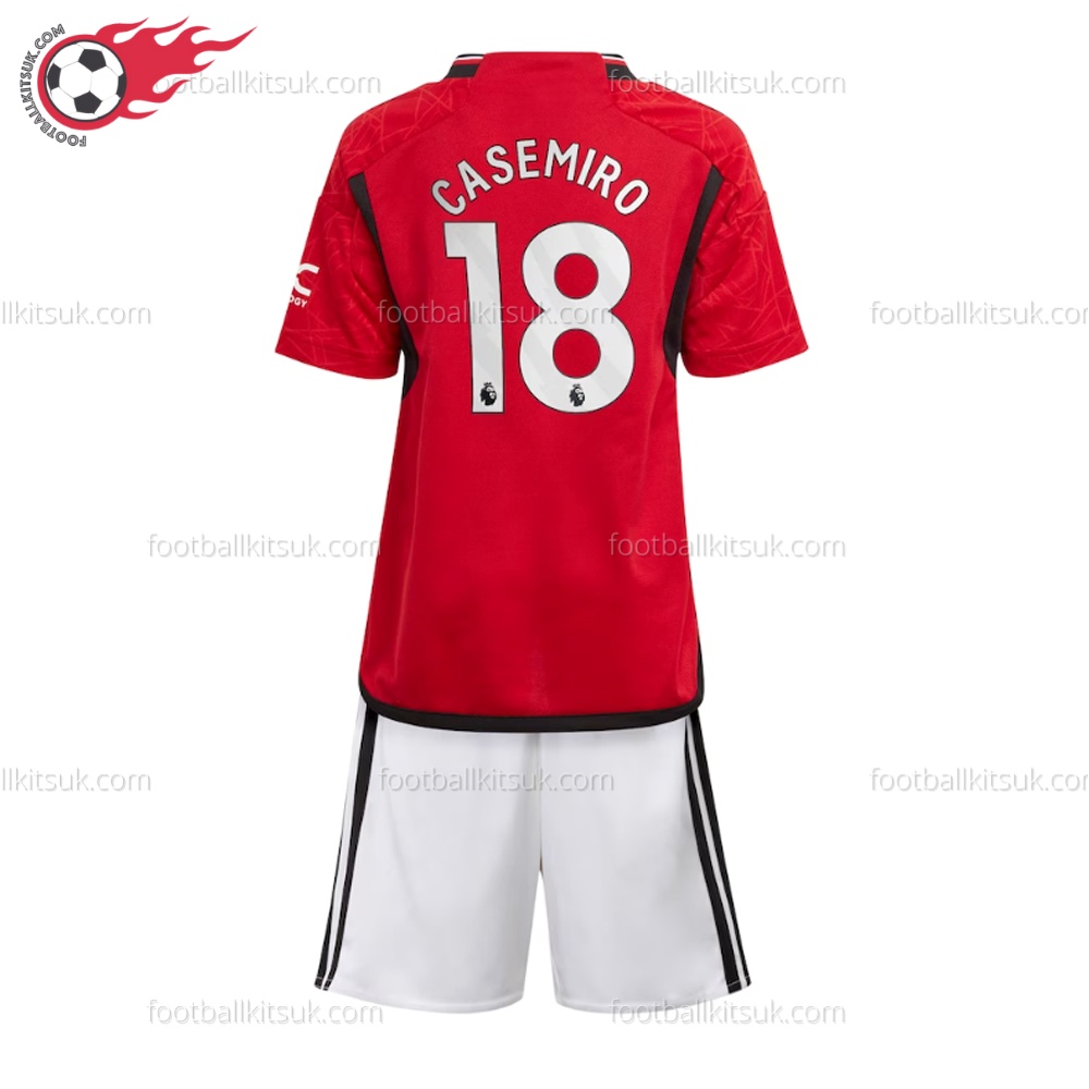 Man Utd Casemiro 18 Home Kids Football Kits UK 1 Man Utd Casemiro 18 Home Kids Football Kits UK