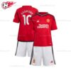Man Utd Rashford 10 Home Kids Football Kits UK