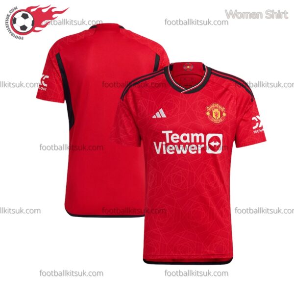 Man Utd Home 23/24 Women Football Shirt UK