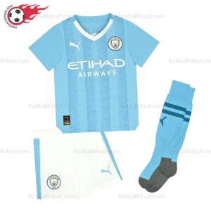 Man City Home 23/24 Kid Football Kits UK