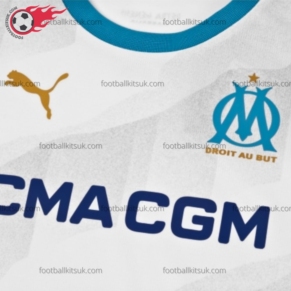 Marseille Home Kids Football Kits UK 2 Marseille Home Kids Football Kits UK