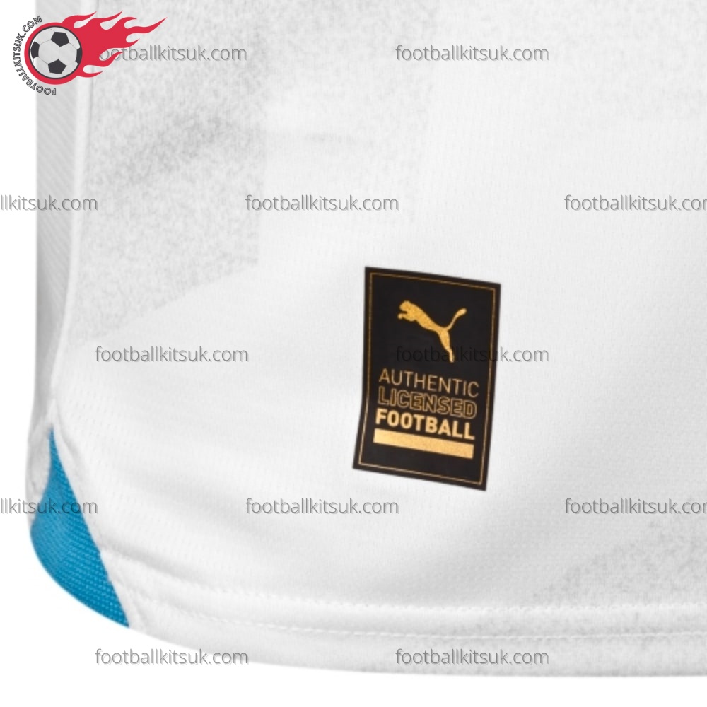Marseille Home Men Football Shirt UK 8 Marseille Home Men Football Shirt UK