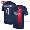 PSG Ramos 4 Home 23/24 Football Shirt UK