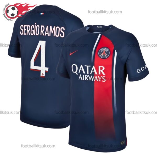 PSG Ramos 4 Home 23/24 Football Shirt UK
