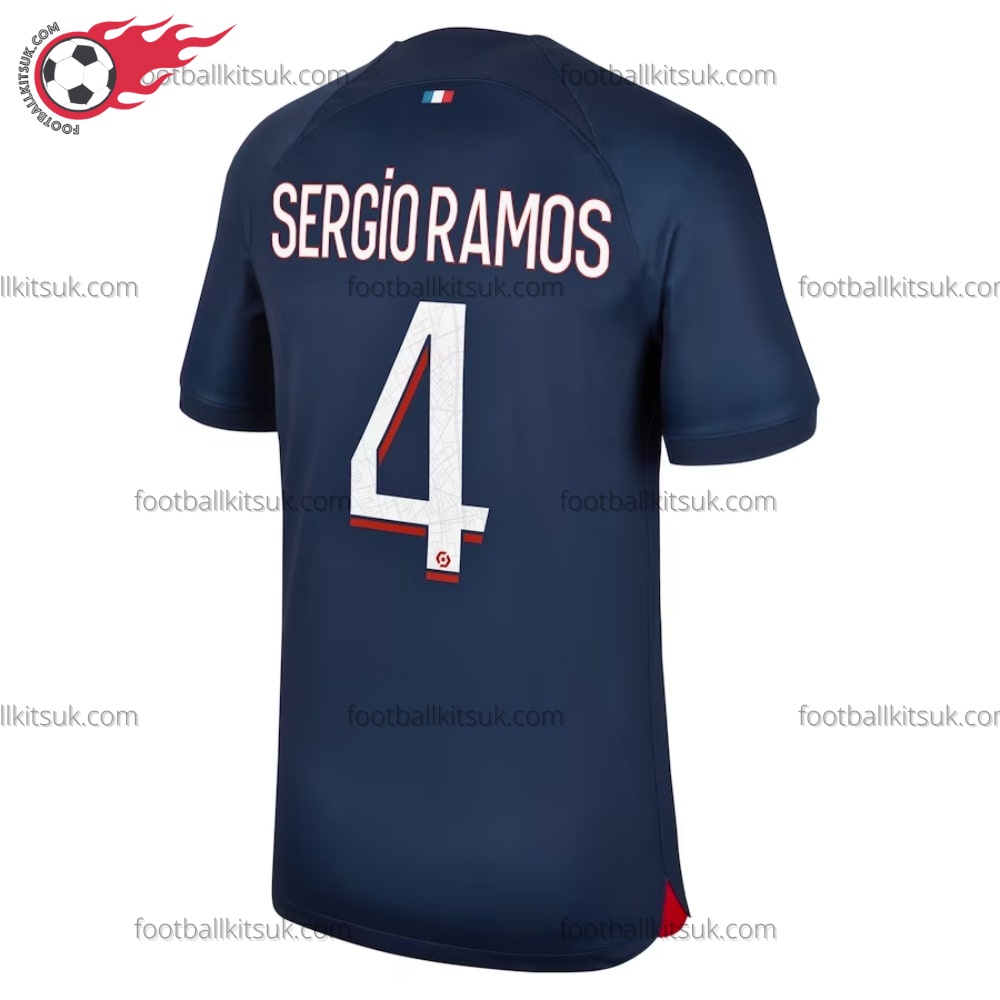 PSG Ramos 4 Home Football Shirt UK 2 PSG Ramos 4 Home Football Shirt UK
