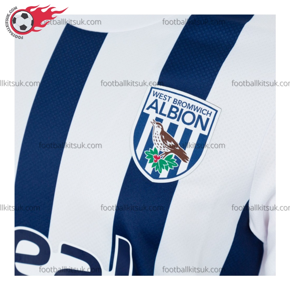 West Bromwich Home Men Football Shirt UK