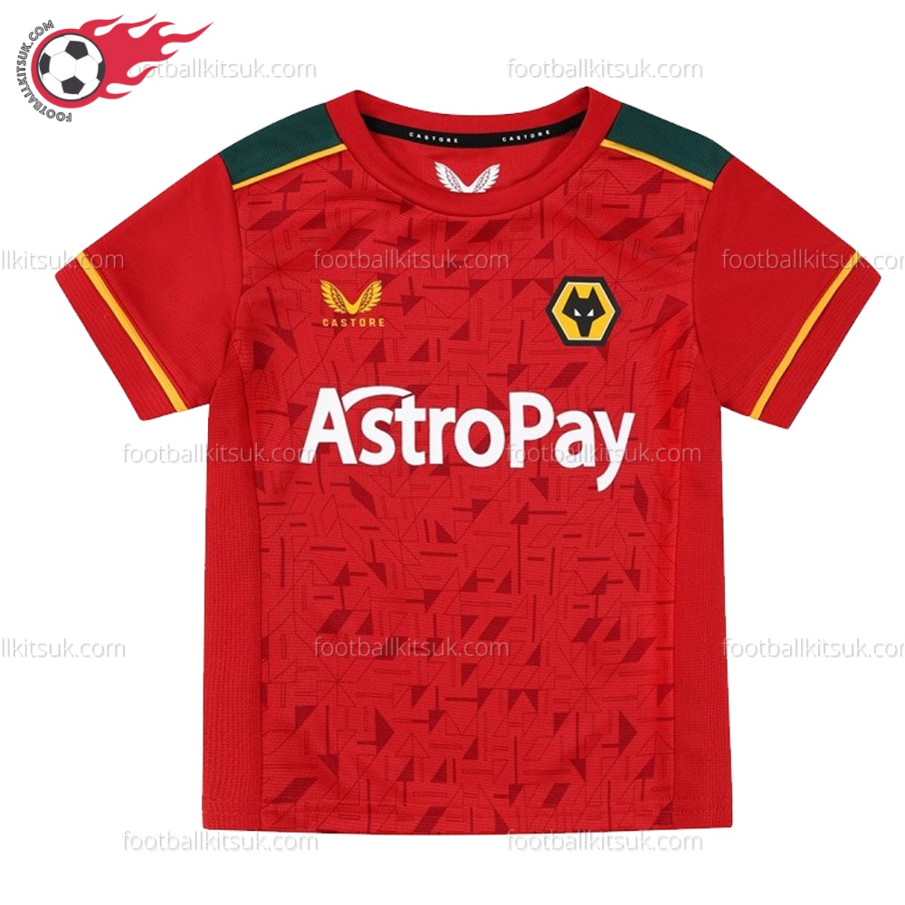 Wolves Away Kids Football Kits UK