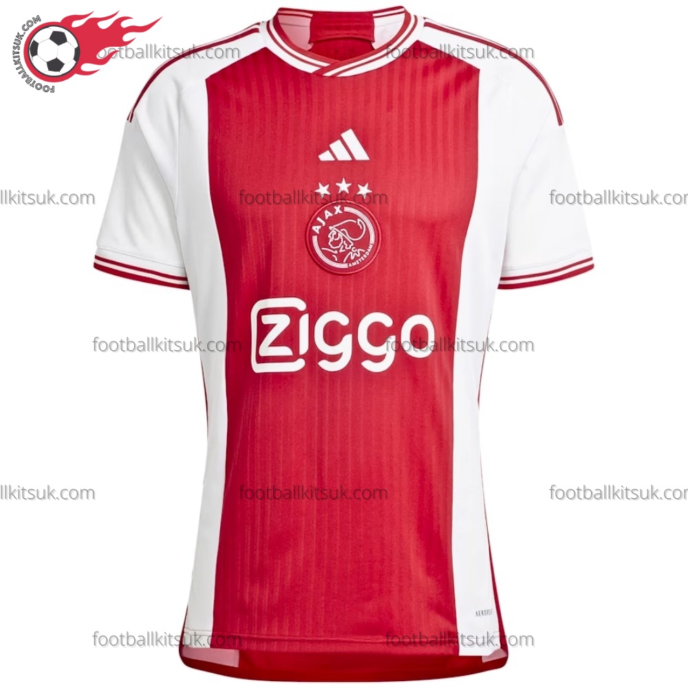 Ajax Home Men Football Shirt UK