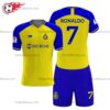 Al Nassr Ronaldo 7 Home 23/24 Kid Football Kits UK