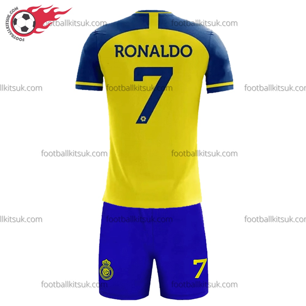 Al Nassr Ronaldo 7 Home 23/24 Kid Football Kits UK