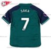 Arsenal Saka 7 Third Kids Football Kits UK