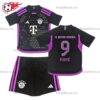 Bayern Munich Kane 9 Away Kids Football Kits UK