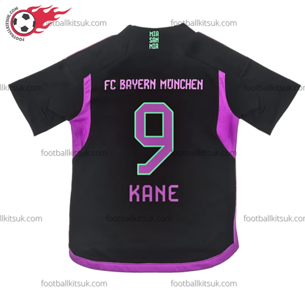 Bayern Munich Kane 9 Away Kids Football Kits UK