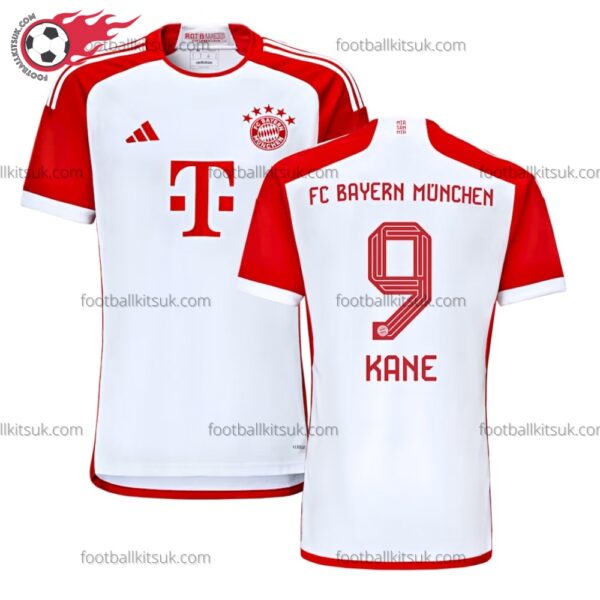 Bayern Munich Kane 9 Home 23/24 Football Shirt UK