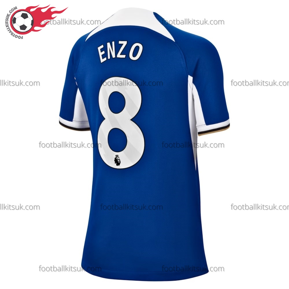 Chelsea Enzo 8 Home Men Football Shirt UK 1 Chelsea Enzo 8 Home Men Football Shirt UK