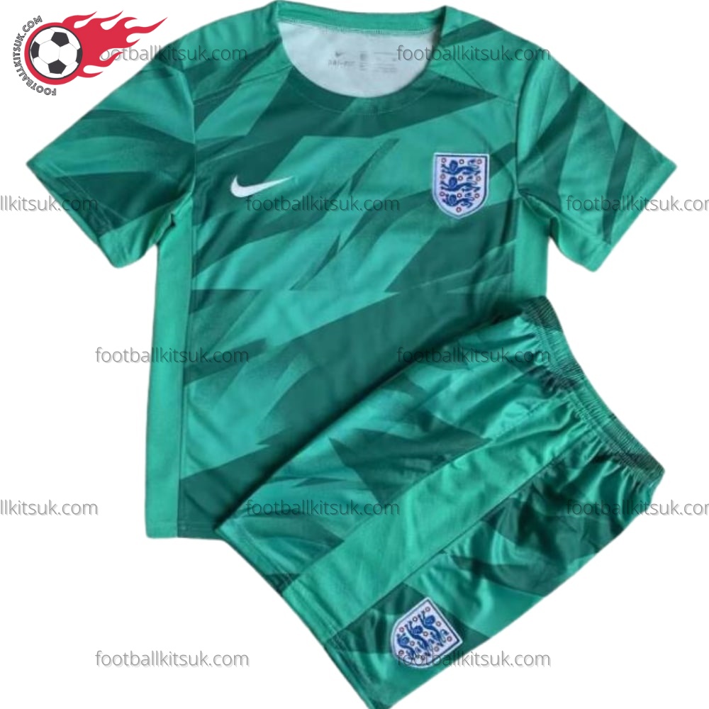 England Goalkeeper 2023 Kid Football Kits UK